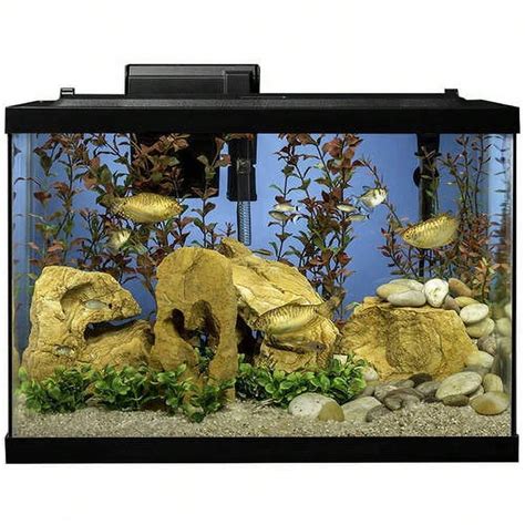 Tetra Aquarium, 20 Gallon, Complete Tropical Fish Tank Kit With .